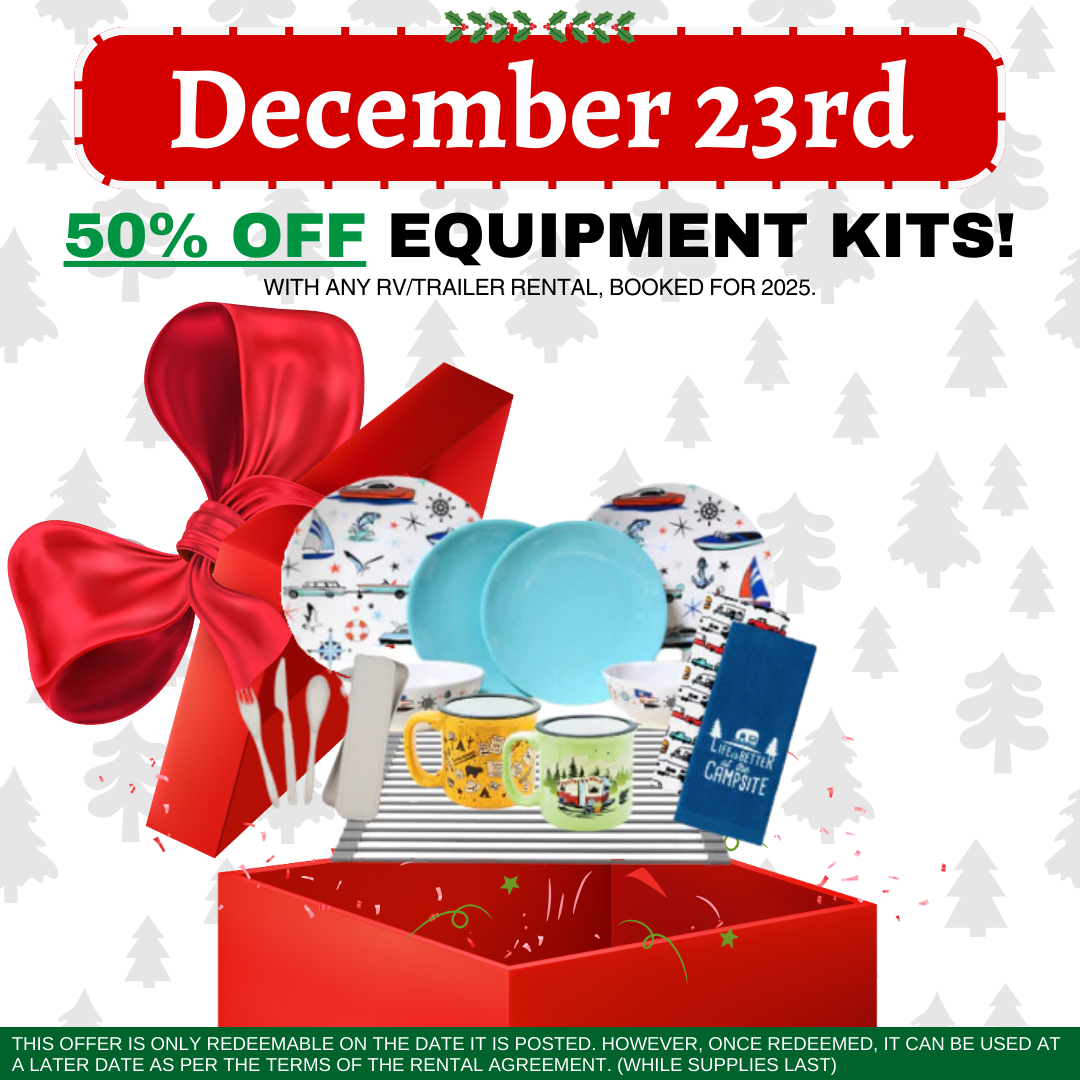 dec 23rd - 50% off equipment kits